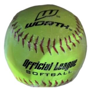 SOFTBALL‎ 12" NEON YELLOW OFFICIAL LEAGUE